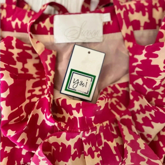 NWT | Swoon x y&i Clothing Boutique | Ruffle Tank in Pink Orchid - Size M - Picture 4 of 4